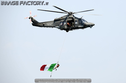 2018-07-01 Arona Airshow 0047 AgustaWestland HH AW-139 - Aeronautica Militare